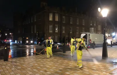 Commercial Pressure Washing by DMC Facilities Management