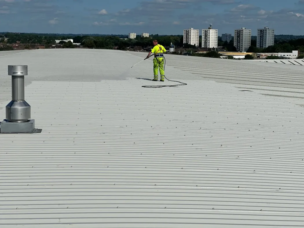 Commercial Roof Cleaning — recent work 5