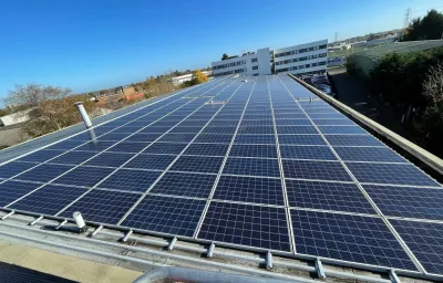 Commercial Solar Panel Cleaning by DMC Facilities Management