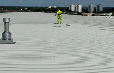 Commercial Roof Cleaning by DMC Facilities Management