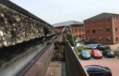 Commercial Gutter Cleaning by DMC Facilities Management